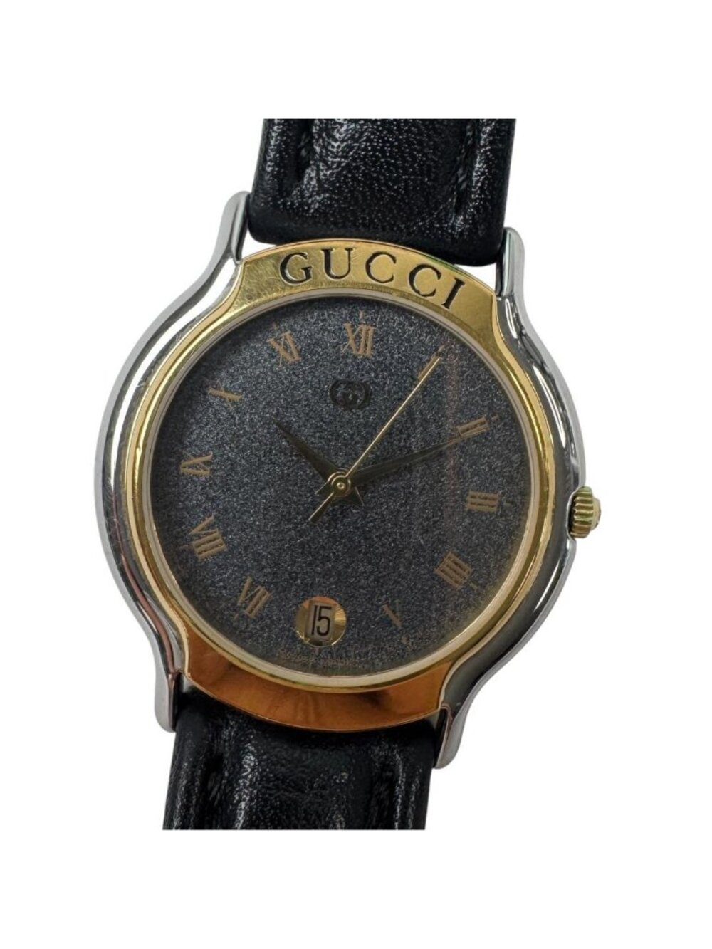 Gucci Watch Quartz Black Dial Battery